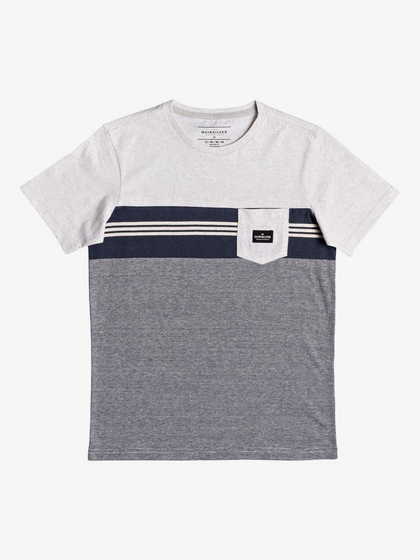 quiksilver, Boy's 8-16 Holy Kiss Pocket Tee, GARDENIA HEATHER HOLY KISS (wby3) 0 Boy's 8-16 Holy Kiss Pocket Tee White EQBKT03223 Quiksilver