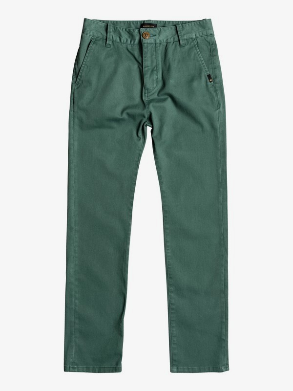 quiksilver, Krandy - Chinos für Jungen 8-16, MALLARD GREEN (gqn0) 0 Krandy - Chinos für Jungen 8-16 Grün EQBNP03062 Quiksilver