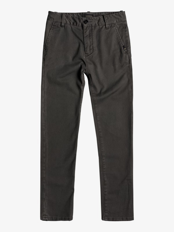 quiksilver, Boy's 8-16 Krandy Chinos, RAVEN (ksq0) 0 Boy's 8-16 Krandy Chinos Black EQBNP03062 Quiksilver