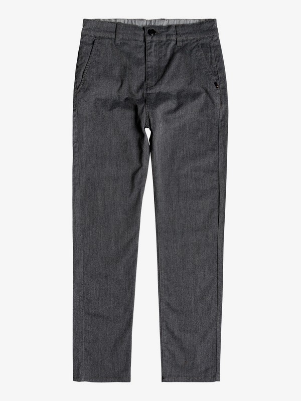 quiksilver, Chinos de Ajuste Recto Everyday Union, DARK GREY HEATHER (krph) 0 Chinos de Ajuste Recto Everyday Union Negro EQBNP03065 Quiksilver