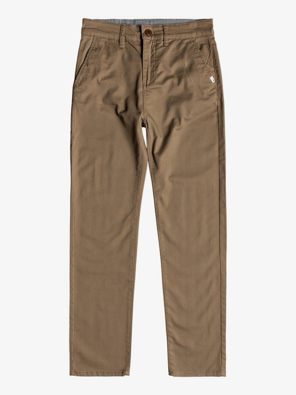 quiksilver, Boy's 8-16 Everyday Union Straight Fit Chinos, ELMWOOD (tmp0) 0 Boy's 8-16 Everyday Union Straight Fit Chinos Beige EQBNP03065 Quiksilver