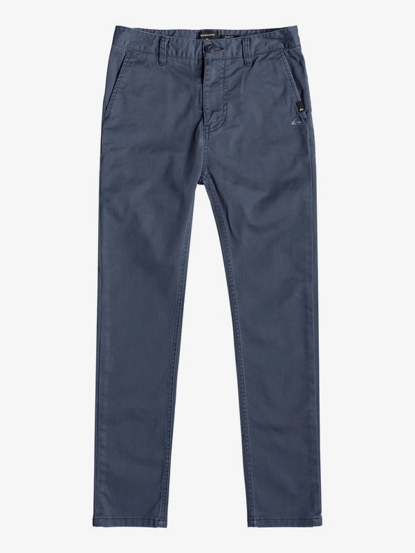 quiksilver, Детские узкие брюки-чинос Krandy, BLUE NIGHTS (bst0) 0 Детские узкие брюки-чинос Krandy Синий EQBNP03072 Quiksilver
