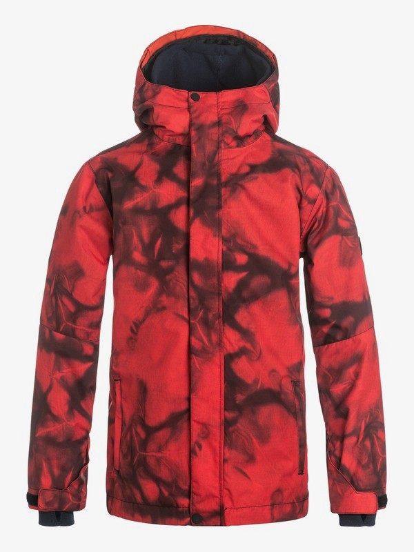 quiksilver, Mission - 3-in-1 Snow Jacket, HIGHDYE RED (rqr6) 0 Mission - 3-in-1 Snow Jacket EQBTJ03029 Quiksilver