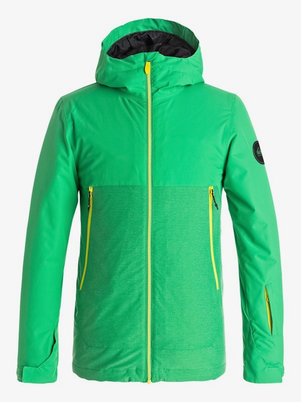 quiksilver, Sierra - Veste de snow pour Garçon 8-16 ans, KELLY GREEN (gnk0) 0 Sierra - Veste de snow pour Garçon 8-16 ans Vert EQBTJ03058 Quiksilver