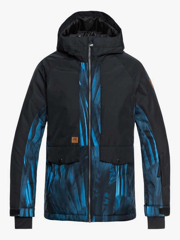 quiksilver, TR Ambition - Parka de snow pour Garçon 8-16 ans, DAPHNE BLUE_STELLAR (bqc4) 0 TR Ambition - Parka de snow pour Garçon 8-16 ans Bleu EQBTJ03074 Quiksilver