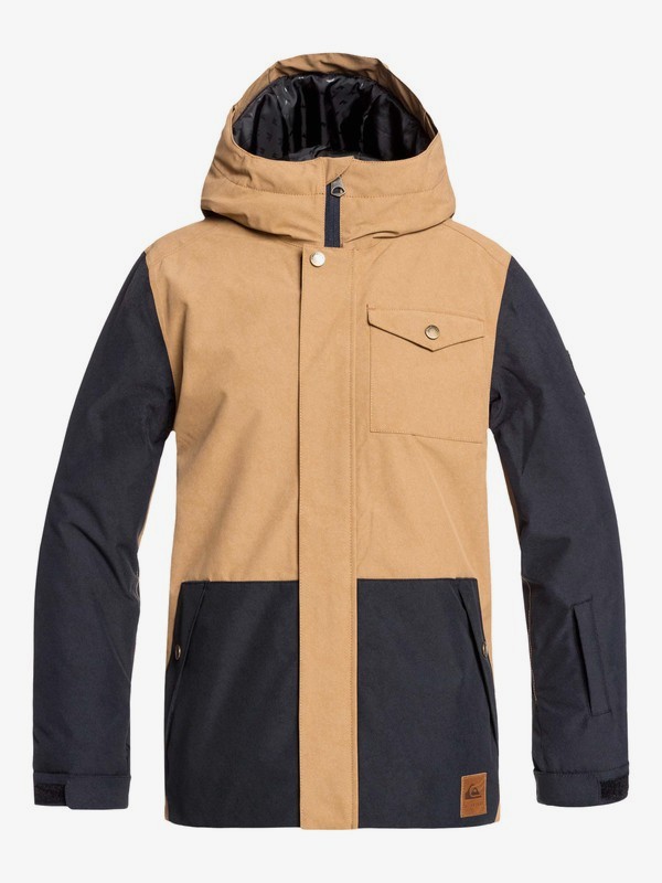 quiksilver, Ridge Snow Jacket, OTTER (cnq0) 0 Ridge Snow Jacket Brown EQBTJ03091 Quiksilver