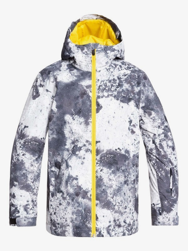quiksilver, Mission Snow Jacket, CASTLE ROCK SPLASH (kpv7) 0 Mission Snow Jacket Black EQBTJ03098 Quiksilver