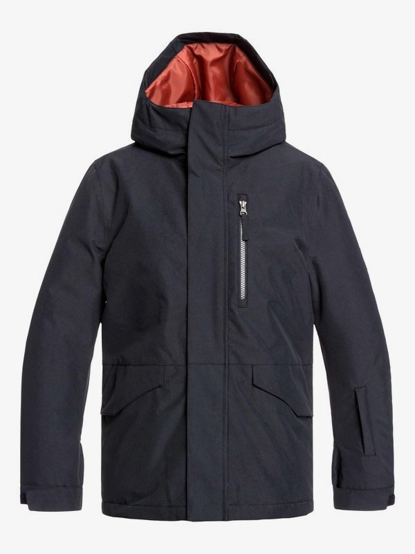 quiksilver, Mission Snow Jacket, BLACK (kvj0) 0 Mission Snow Jacket Black EQBTJ03099 Quiksilver