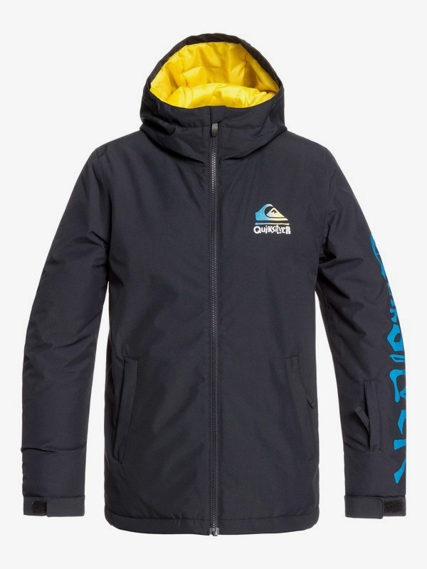 quiksilver, In The Hood Snow Jacket, BLACK (kvj0) 0 In The Hood Snow Jacket Black EQBTJ03100 Quiksilver