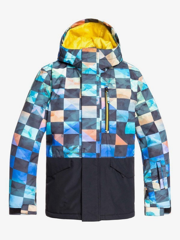 quiksilver, Mission Block - Veste de snow pour Garçon 8-16 ans, SULPHUR ONGRID (ghd6) 0 Mission Block - Veste de snow pour Garçon 8-16 ans Vert EQBTJ03101 Quiksilver