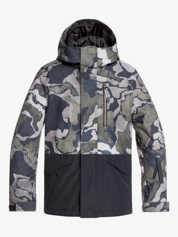 quiksilver, Mission Block Snow Jacket, BLACK SIR EDWARDS (kvj5) 0 Mission Block Snow Jacket Black EQBTJ03101 Quiksilver