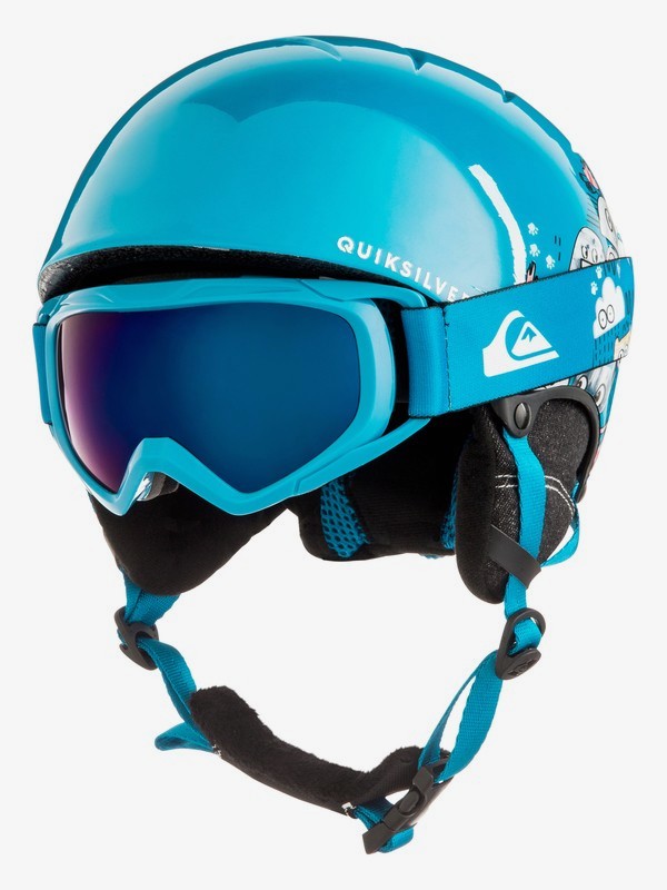 quiksilver, The Game Pack Casco de snowboard, DAPHNE BLUE_ANIMAL PARTY (bqc1) 0 The Game Pack Casco de snowboard Azul EQBTL03001 Quiksilver