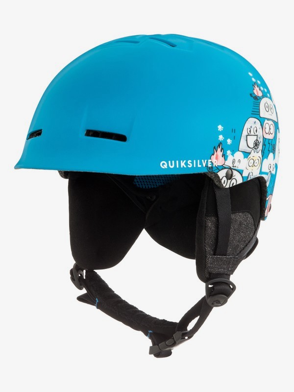 quiksilver, Empire - Casco da sci/snowboard da Ragazzo 8-16, DAPHNE BLUE_ANIMAL PARTY (bqc1) 0 Empire - Casco da sci/snowboard da Ragazzo 8-16 Blue EQBTL03009 Quiksilver