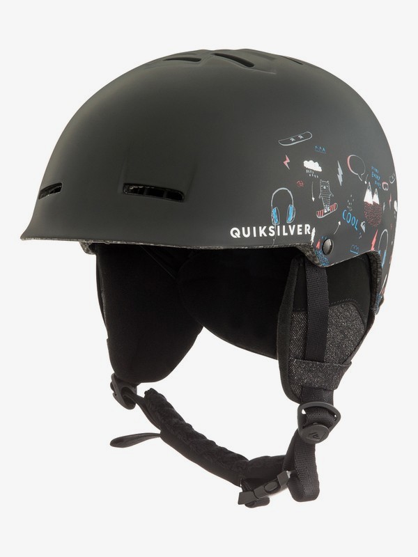 quiksilver, Empire - Casco da sci/snowboard da Ragazzo 8-16, BLACK_MAOAM TATT (kvj6) 0 Empire - Casco da sci/snowboard da Ragazzo 8-16 Black EQBTL03009 Quiksilver