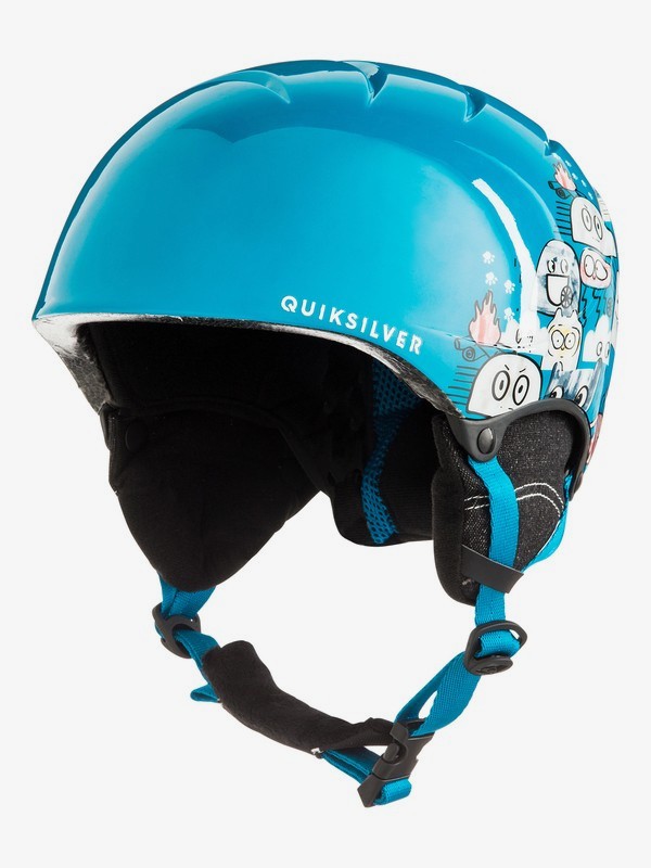 quiksilver, The Game - Casco da sci/snowboard da Ragazzo 8-16, DAPHNE BLUE_ANIMAL PARTY (bqc1) 0 The Game - Casco da sci/snowboard da Ragazzo 8-16 Blue EQBTL03011 Quiksilver