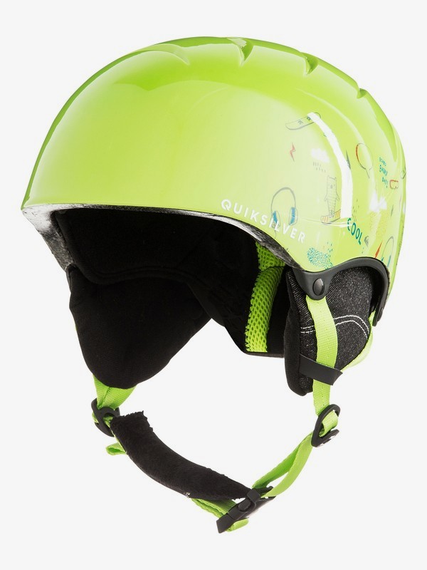 quiksilver, The Game - Snowboard/Ski Helmet for Boys 8-16, LIME GREEN_MOAM TATT (gjz3) 0 The Game - Snowboard/Ski Helmet for Boys 8-16 Green EQBTL03011 Quiksilver