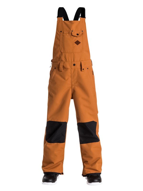 quiksilver, Found - Pantalones Para Nieve Con Tirantes, PUMPKIN SPICE (nzh0) 0 Found - Pantalones Para Nieve Con Tirantes EQBTP03010 Quiksilver