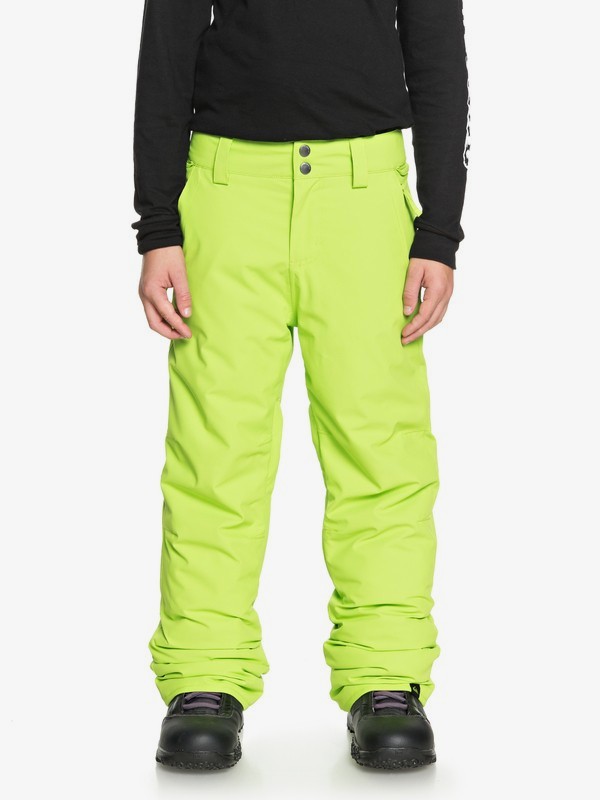 quiksilver, Boy's 8-16 Estate Snow Pants, LIME GREEN (gkc0) 0 Boy's 8-16 Estate Snow Pants Green EQBTP03018 Quiksilver