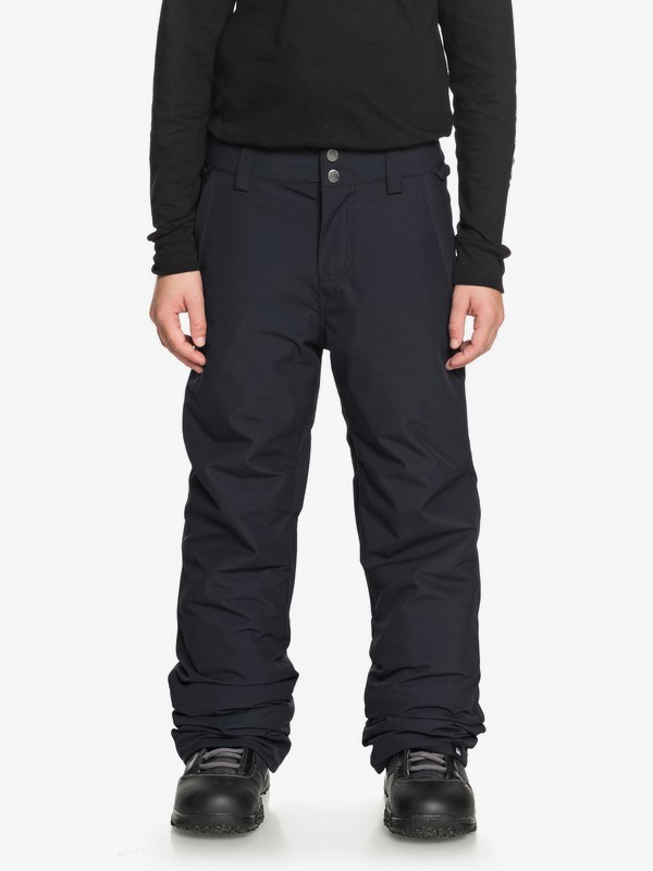 quiksilver, Boy's 8-16 Estate Snow Pants, BLACK (kvj0) 0 Boy's 8-16 Estate Snow Pants Black EQBTP03018 Quiksilver