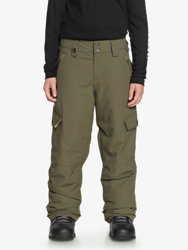 quiksilver, Boy's 8-16 Porter Snow Pants, GRAPE LEAF (cre0) 0 Boy's 8-16 Porter Snow Pants Brown EQBTP03022 Quiksilver