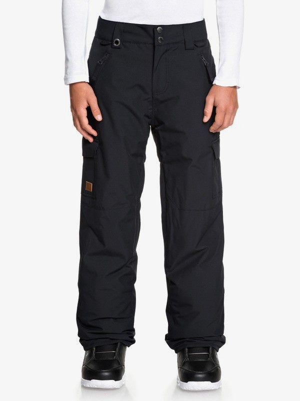 quiksilver, Boy's 8-16 Porter Snow Pants, BLACK (kvj0) 0 Boy's 8-16 Porter Snow Pants Black EQBTP03024 Quiksilver
