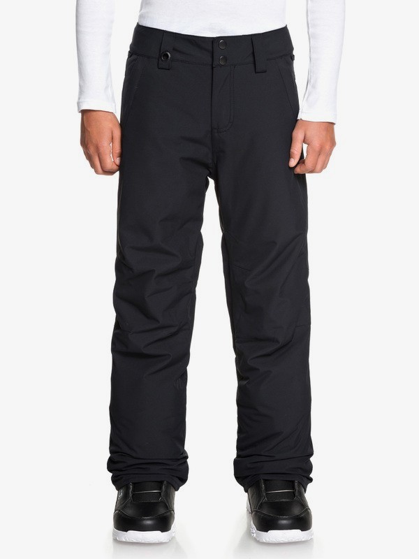 quiksilver, Estate Snow Pants, BLACK (kvj0) 0 Estate Snow Pants Black EQBTP03026 Quiksilver