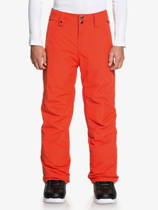 quiksilver, Estate - Pantalon de snow pour Garçon 8-16 ans, POINCIANA (nzg0) 0 Estate - Pantalon de snow pour Garçon 8-16 ans Orange EQBTP03026 Quiksilver