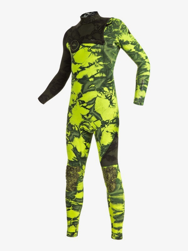 quiksilver, Highline Zipperless 3/2mm - Traje De Surf Integral Sin Cremallera, GREEN FLASH (gjs0) 0 Highline Zipperless 3/2mm - Traje De Surf Integral Sin Cremallera Verde EQBW103005 Quiksilver
