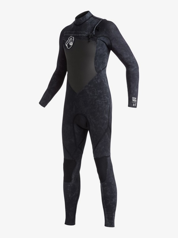 quiksilver, High Dye 3/2mm - Chest Zip Full Wetsuit, BLACK (kvj0) 0 High Dye 3/2mm - Chest Zip Full Wetsuit Black EQBW103006 Quiksilver