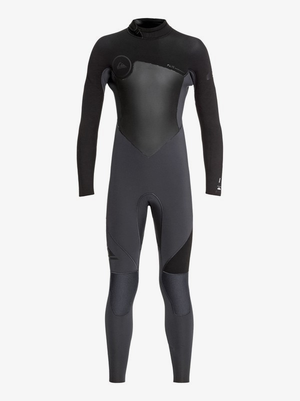 quiksilver, Boy's 8-16 5/4/3mm Syncro Series Back Zip GBS Wetsuit, GRAPHITE/BLACK (xkbk) 0 Boy's 8-16 5/4/3mm Syncro Series Back Zip GBS Wetsuit Black EQBW103030 Quiksilver