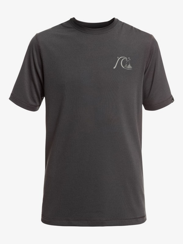 quiksilver, Bubble Logo - Surf-tee manches courtes UPF 50 pour garçon 8-16 ans, TARMAC (kta0) 0 Bubble Logo - Surf-tee manches courtes UPF 50 pour garçon 8-16 ans Noir EQBWR03089 Quiksilver