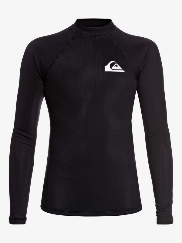 quiksilver, Heater - Licra de Manga Larga con Protección Solar UPF 50 para Chicos 8-16, BLACK (kvj0) 0 Heater - Licra de Manga Larga con Protección Solar UPF 50 para Chicos 8-16 Negro EQBWR03108 Quiksilver