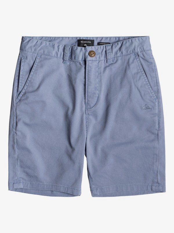 quiksilver, Детские шорты-чинос Krandy, STONE WASH (bkj0) 0 Детские шорты-чинос Krandy Синий EQBWS03221 Quiksilver