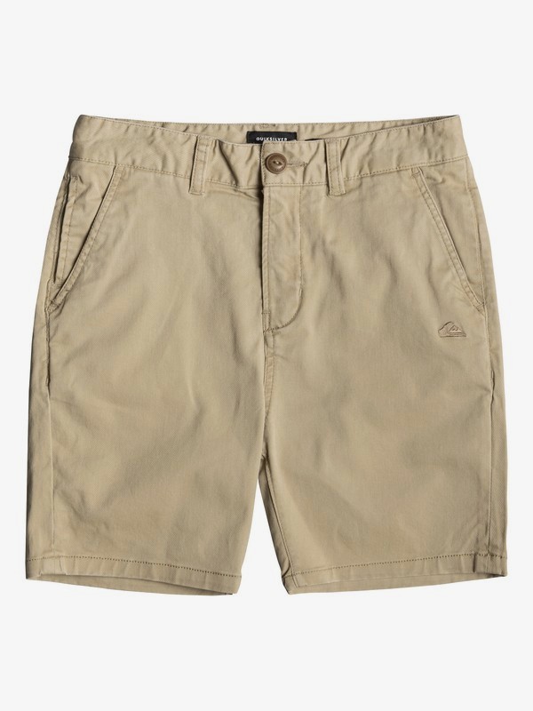 quiksilver, Krandy - Short chino pour garçon 8-16 ans, PLAGE (ckk0) 0 Krandy - Short chino pour garçon 8-16 ans Marron EQBWS03221 Quiksilver