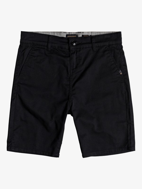 quiksilver, Boy's 8-16 New Everyday Union Chino Shorts, BLACK (kvj0) 0 Boy's 8-16 New Everyday Union Chino Shorts Black EQBWS03223 Quiksilver