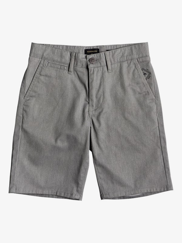 quiksilver, Boy's 8-16 New Everyday Union Chino Shorts, LIGHT GREY HEATHER (sjsh) 0 Boy's 8-16 New Everyday Union Chino Shorts Grey EQBWS03223 Quiksilver