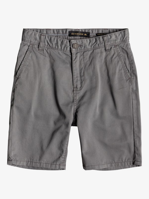 quiksilver, Boy's 8-16 Everyday Chino Shorts, QUIET SHADE (kze0) 0 Boy's 8-16 Everyday Chino Shorts Black EQBWS03225 Quiksilver