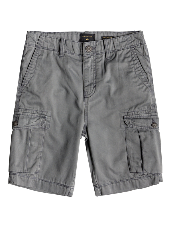 quiksilver, Boy's 8-16 Crucial Battle 18" Cargo Shorts, QUIET SHADE (kze0) 0 Boy's 8-16 Crucial Battle 18" Cargo Shorts Black EQBWS03226 Quiksilver