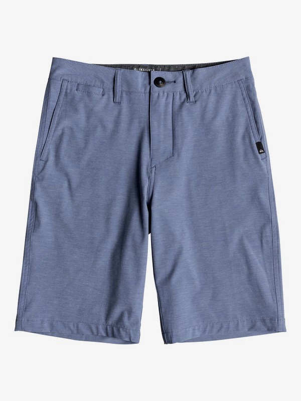 quiksilver, Boy's 8-16 Union Heather 19" Amphibian Boardshorts, BIJOU BLUE (bng0) 0 Boy's 8-16 Union Heather 19" Amphibian Boardshorts Blue EQBWS03232 Quiksilver