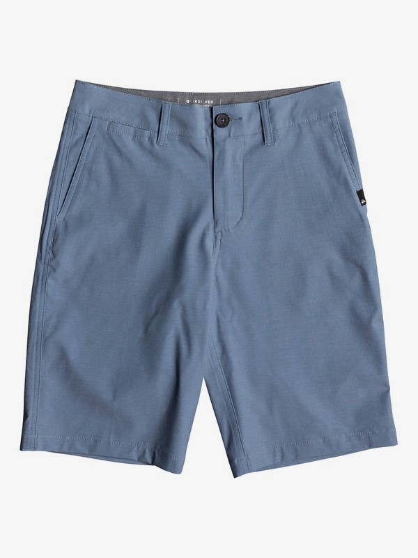 quiksilver, Boy's 8-16 Union Heather 19" Amphibian Boardshorts, REAL TEAL (bpr0) 0 Boy's 8-16 Union Heather 19" Amphibian Boardshorts Blue EQBWS03232 Quiksilver