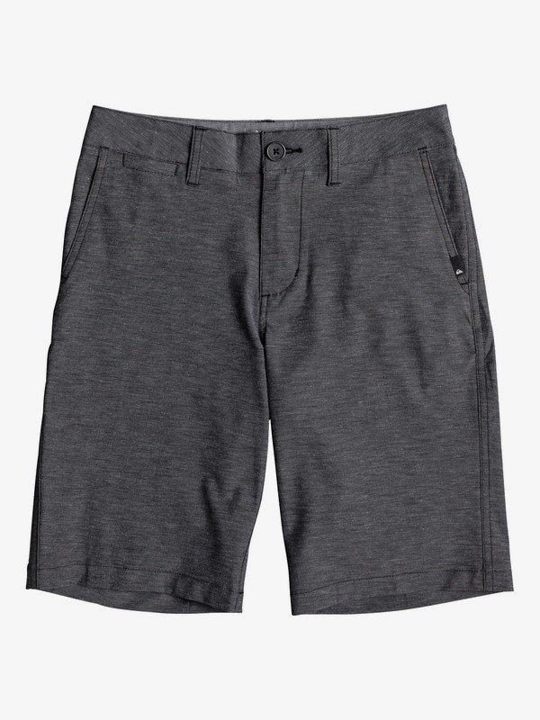 quiksilver, Boy's 8-16 Union Heather 19" Amphibian Boardshorts, BLACK (kvj0) 0 Boy's 8-16 Union Heather 19" Amphibian Boardshorts Black EQBWS03232 Quiksilver