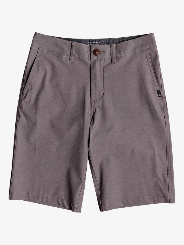 quiksilver, Boy's 8-16 Union Heather 19" Amphibian Boardshorts, FALCON (szg0) 0 Boy's 8-16 Union Heather 19" Amphibian Boardshorts Grey EQBWS03232 Quiksilver