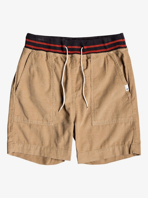 quiksilver, No Surprise - Elasticated Shorts for Boys 8-16, PLAGE (ckk0) 0 No Surprise - Elasticated Shorts for Boys 8-16 Brown EQBWS03271 Quiksilver