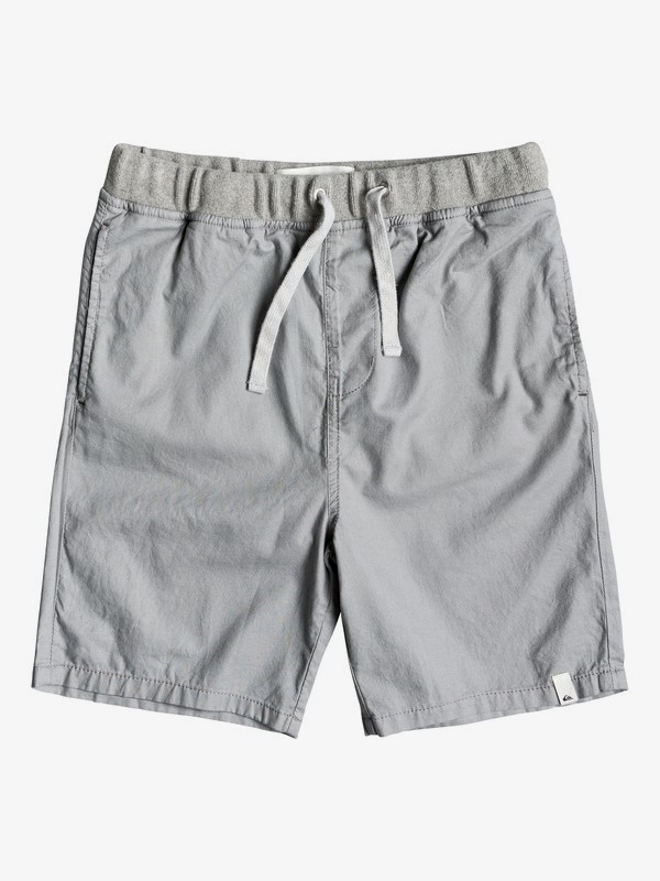quiksilver, Seaside Coda - Short para Chicos 8-16, SLEET (szp0) 0 Seaside Coda - Short para Chicos 8-16 Gris EQBWS03272 Quiksilver