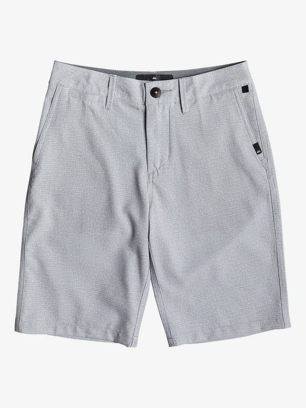 quiksilver, Boy's 8-16 Union Heather 19" Amphibian Boardshorts, SLEET (szp0) 0 Boy's 8-16 Union Heather 19" Amphibian Boardshorts Grey EQBWS03279 Quiksilver