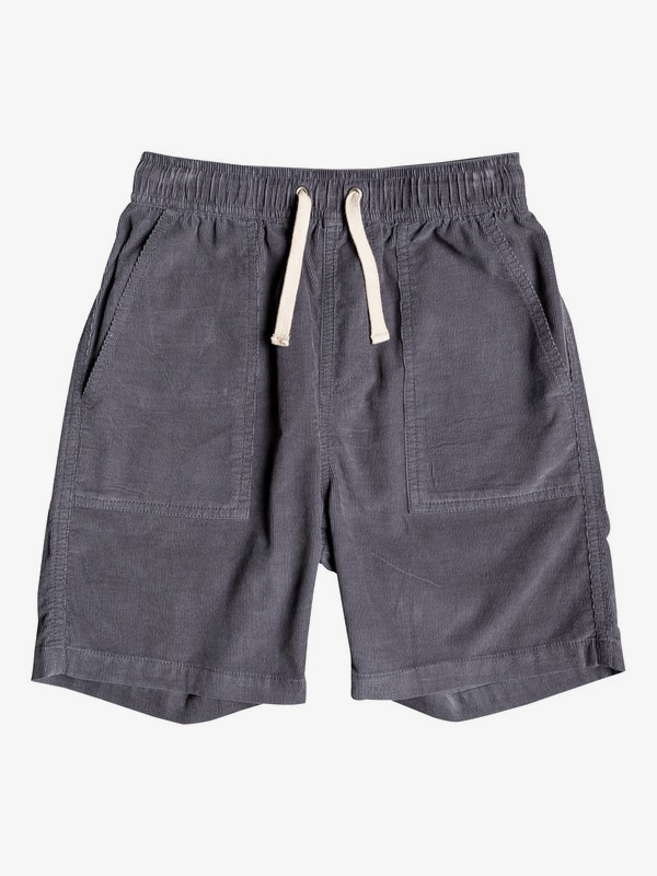 quiksilver, Sand Bowl 16" Corduroy Shorts, QUIET SHADE (kze0) 0 Sand Bowl 16" Corduroy Shorts Black EQBWS03286 Quiksilver