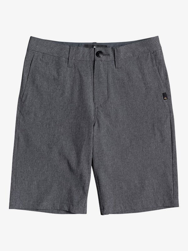 quiksilver, Boy's 8-16 Union Heather 19" Amphibian Boardshorts, BLACK (kvj0) 0 Boy's 8-16 Union Heather 19" Amphibian Boardshorts Black EQBWS03287 Quiksilver