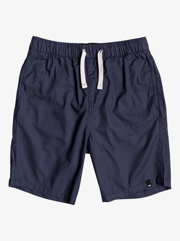quiksilver, Boy's 8-16 Seaside Roads 16" Elasticated Shorts, BLUE NIGHTS (bst0) 0 Boy's 8-16 Seaside Roads 16" Elasticated Shorts Blue EQBWS03297 Quiksilver