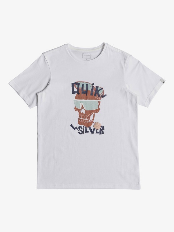 quiksilver, Футболка You See Me, WHITE (wbb0) 0 Футболка You See Me Белый EQBZT03770 Quiksilver