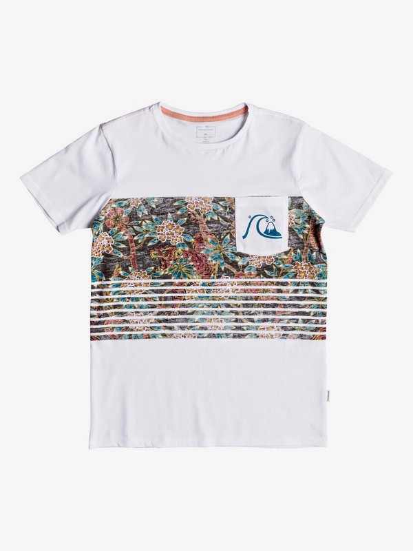 quiksilver, Silent Furry - Pocket T-Shirt for Boys 8-16, WHITE (wbb0) 0 Silent Furry - Pocket T-Shirt for Boys 8-16 EQBZT03782 Quiksilver